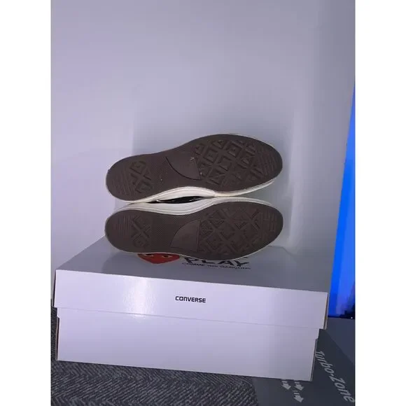 Comme des Garçons PLAY x Converse Chuck 70 Hi “Black/White/Red Heart” (2019) - Picture 6 of 7